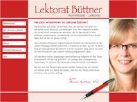Webseite Lektorat Buetnner